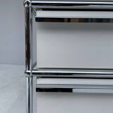Chariot USM Haller blanc par Fritz Haller, 1980