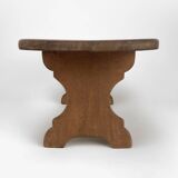 1940s slotted bench stool