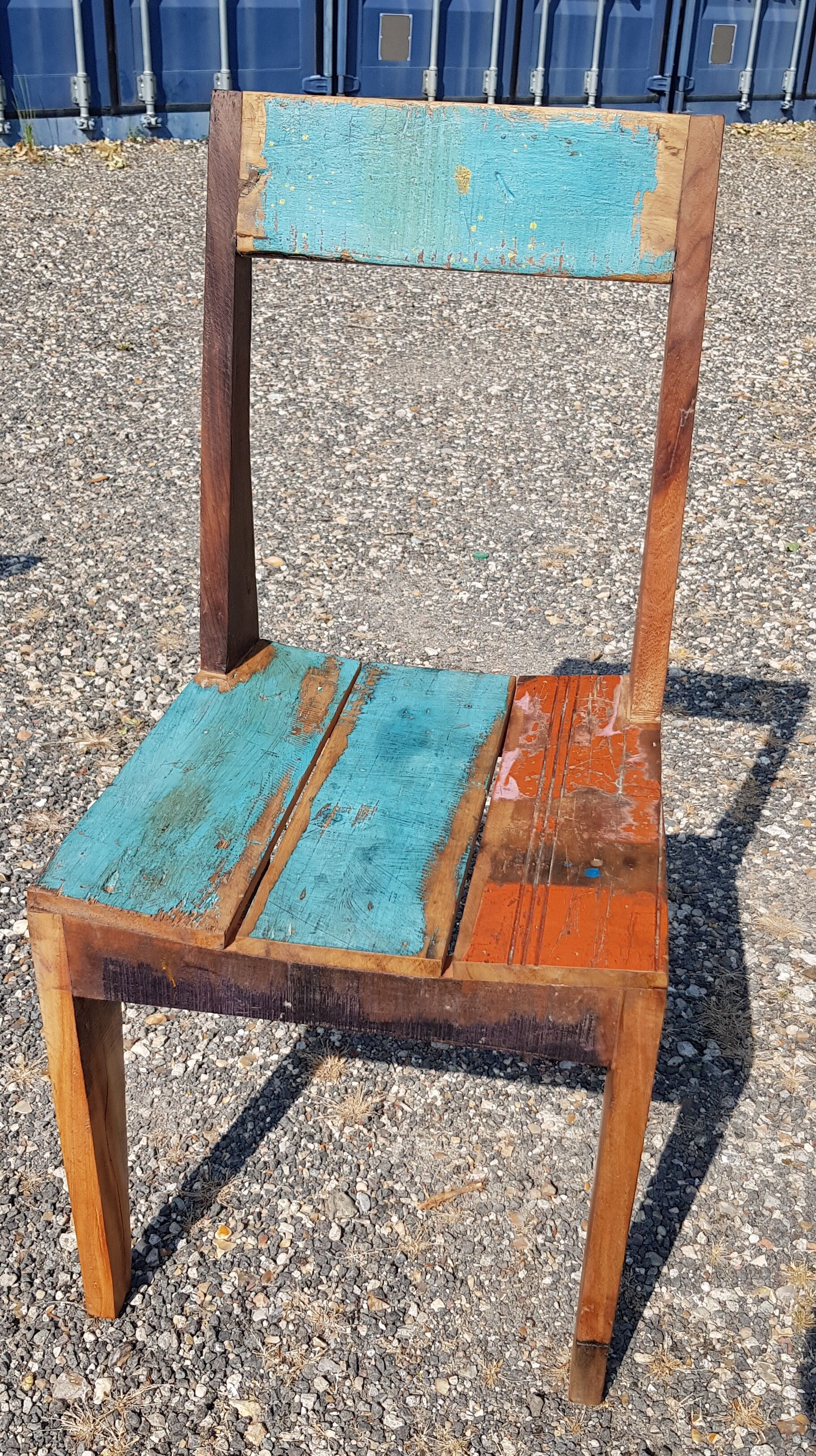 Teak table with 6 chairs