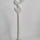 Biomorphic-inspired sculpture, on an industrial wooden base, 28 cm