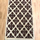 Tapis beige motifs ethniques - 157 x 91 cm