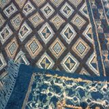 Kilim blue berber margoum carpets 170x256cm