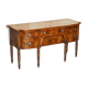 English buffet George III from around 1780 in restored flame wood.