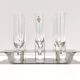 Steel and Glass Liqueur Drinking Set by Holme Sweden