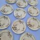 Set of 12 Terre De Fer Plates Manufacture Moore & Co Model Como