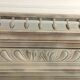 Large mirror / trumeau in patinated carved wood – antique style