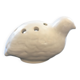 Bird spades flowers signed