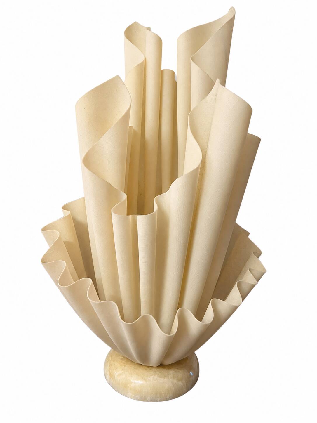 Corolle lamp by Georgia Jacob, luminous sculpture, French design from the 1970s.