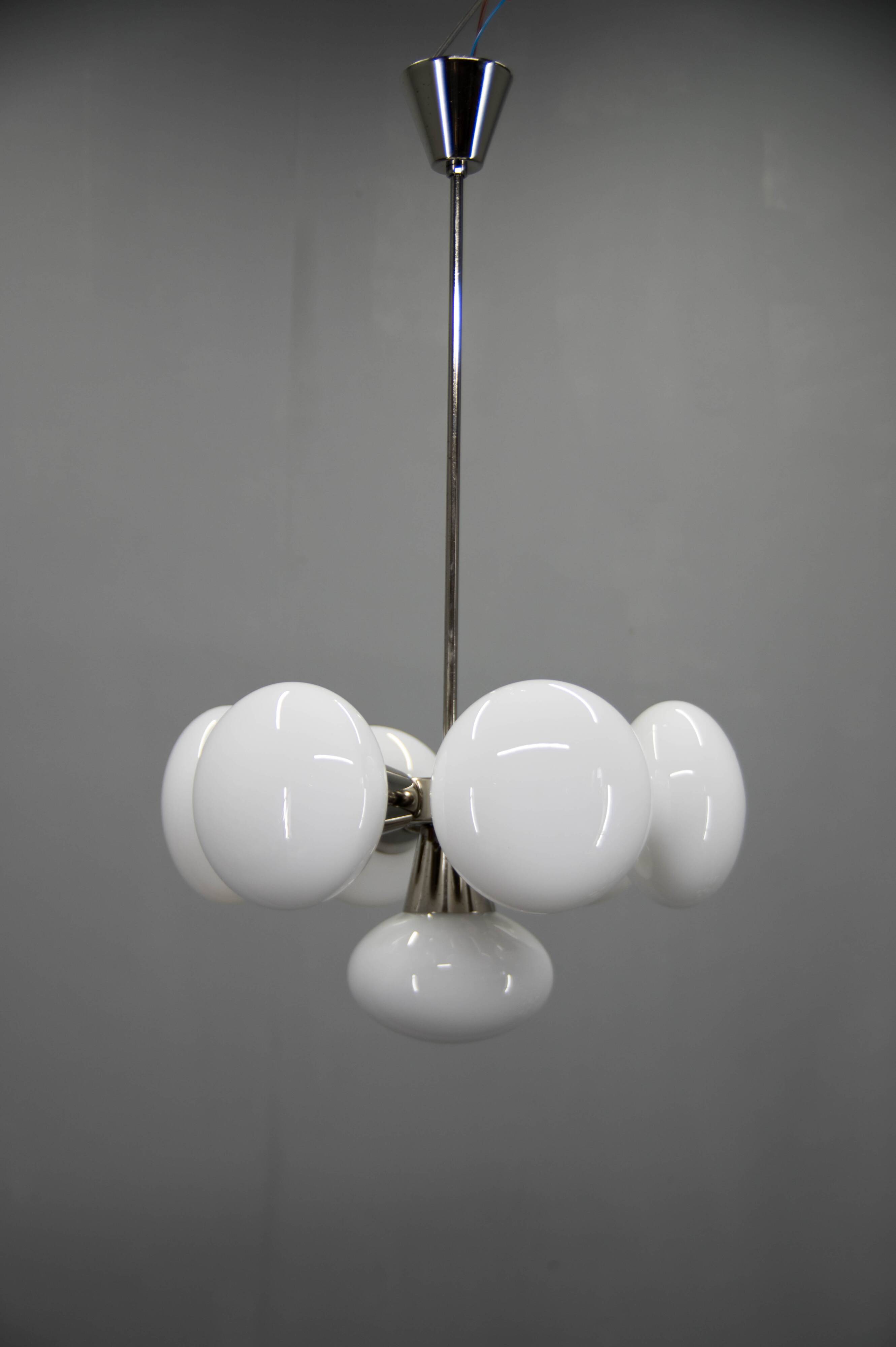 Space Age Chandelier Sputnik by Kamenicky Senov, 1970s