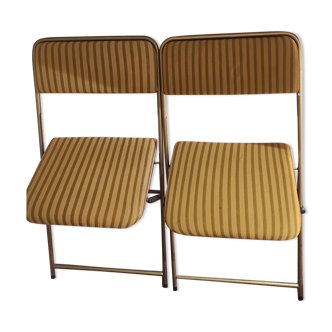Yellow Lafuma chairs