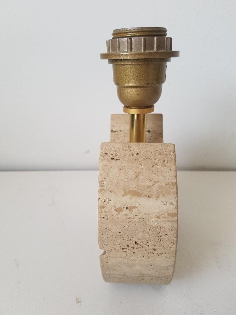 Lamp in travertine 70s