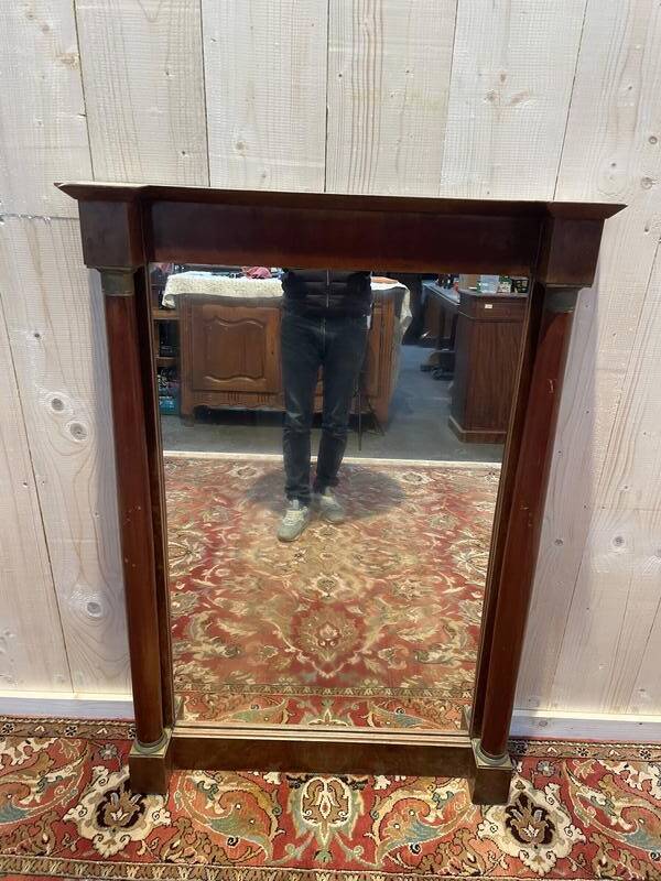 Miroir - Trumeau Empire en acajou