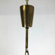 Hollywood Regency Ice Glass Hanging Light, J. T. Kalmar Lights, Austria, 1950s