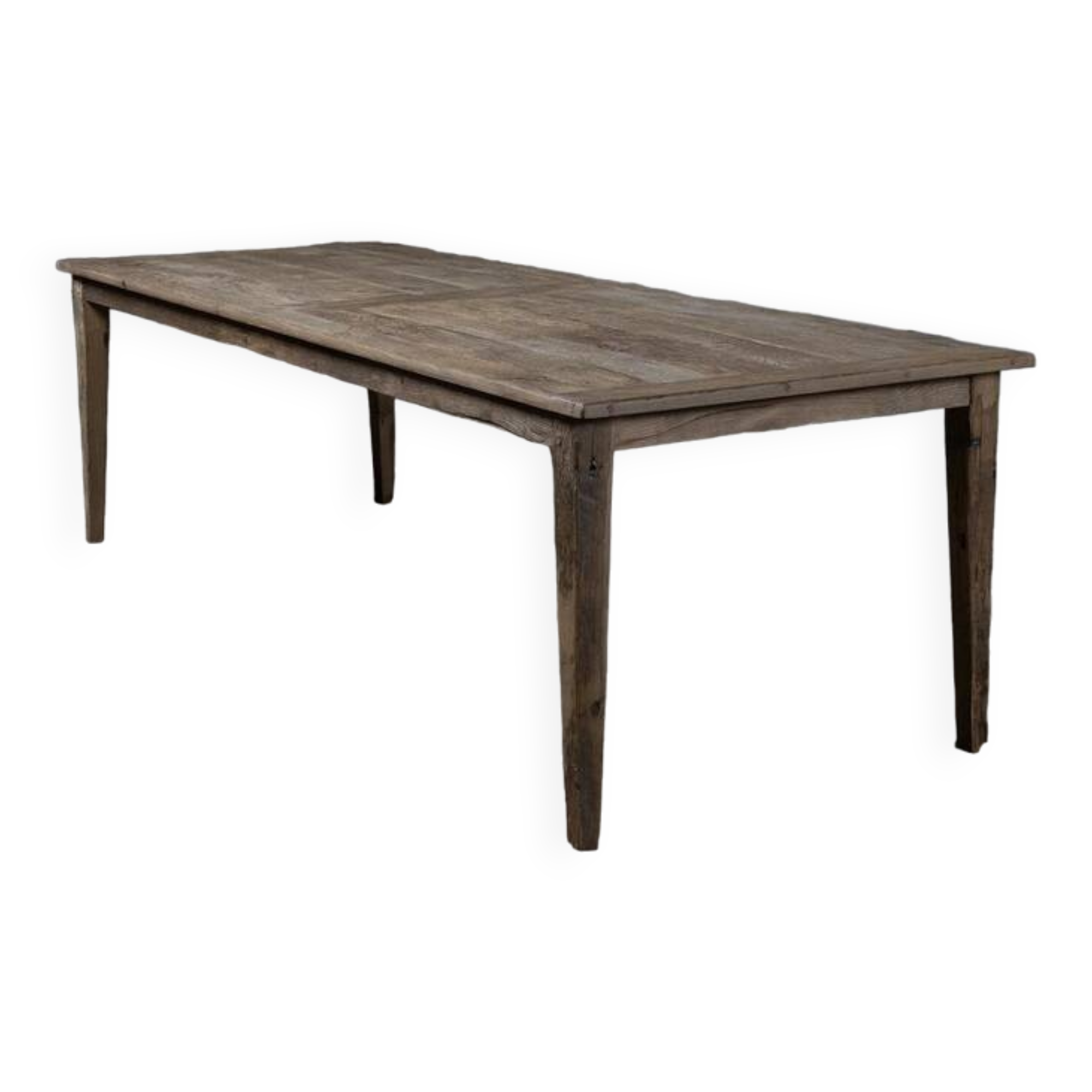 French style solid oak farmhouse table - 300 cm length