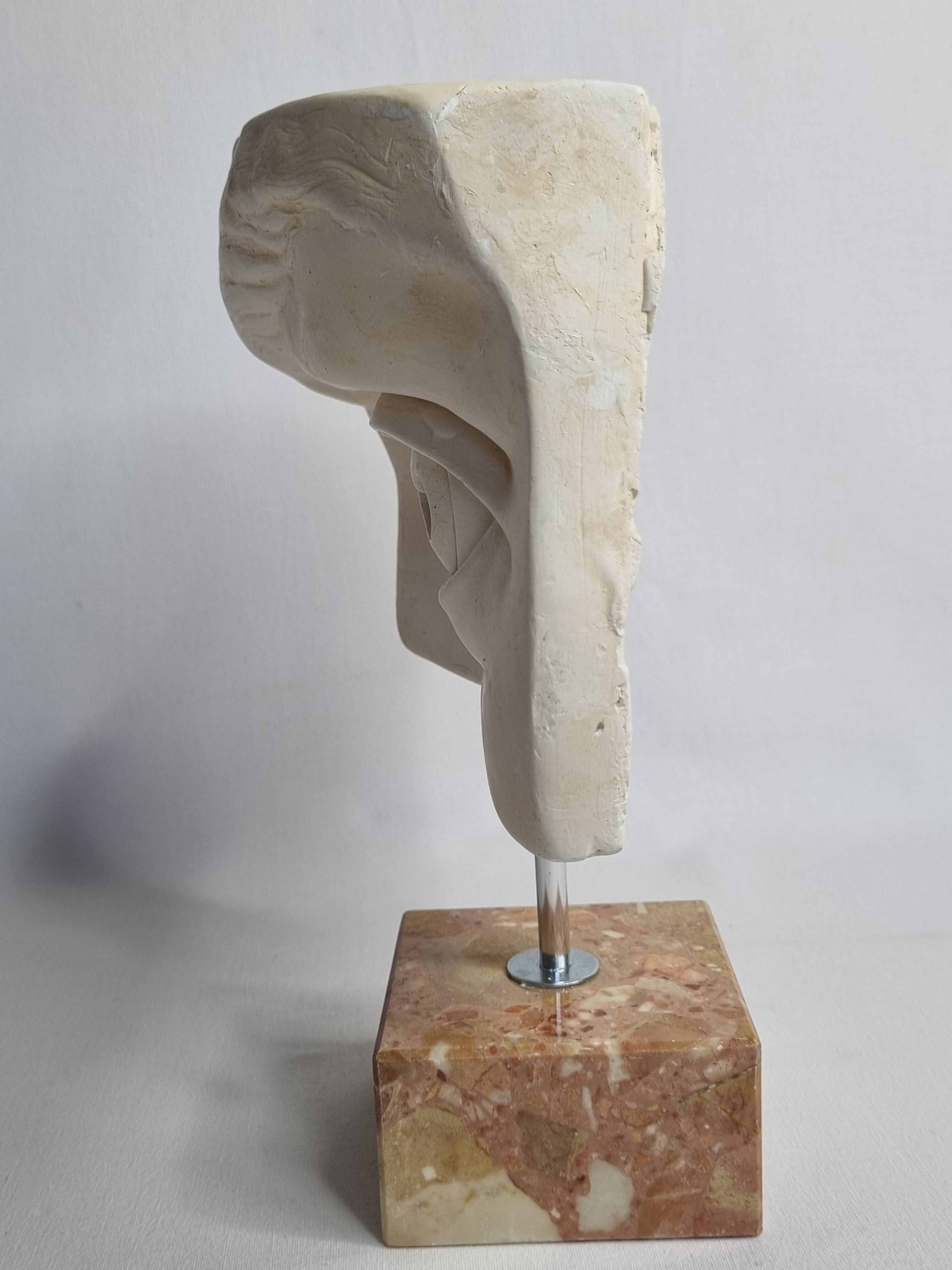 Eye of Michelangelo's "David", vintage cast after Brucciani, on base, 27 cm