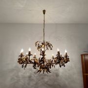 Stunningly Large Italian Hollywood Regency Chandelier by Hans Kögl