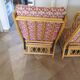 Vintage - Set of 2 woven rattan, bamboo and wood armchairs - Natural colour - 1980s