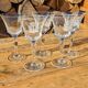 Verres à Vouvray anciens service de quatre et un offert