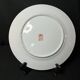 China, polychrome porcelain plate bird of paradise 20th century