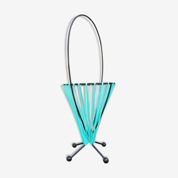 Scoubidou metal basket scoubidou 1950