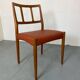 Chaises de salle à manger danoises en teck et cuir du milieu du siècle par Johannes Andersen pour Uldum Møbelfabrik, années 1950, lot de 4