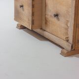 Commode rustique d'art populaire, France années 1900