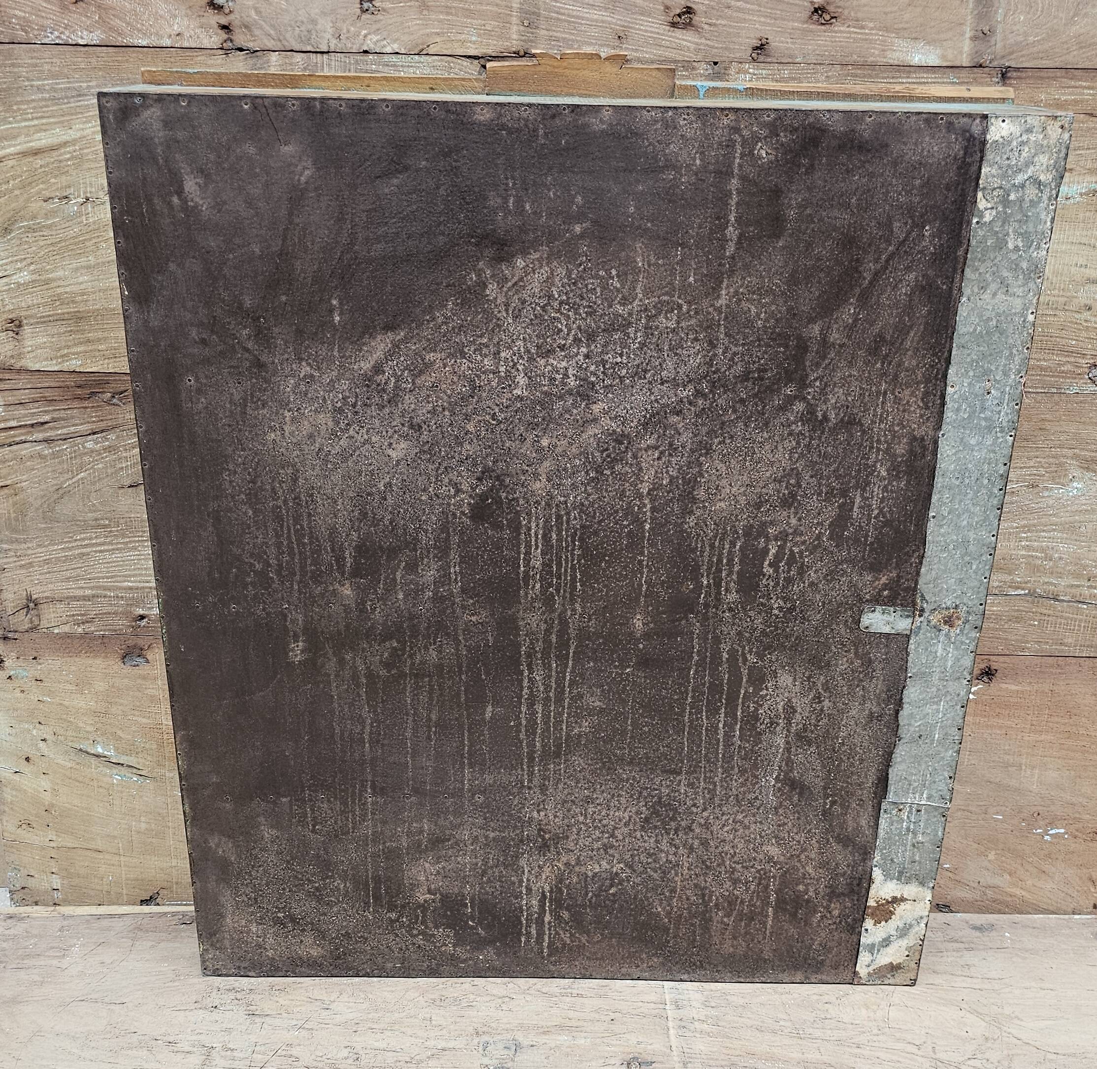 Old Art Deco display case in Burmese teak