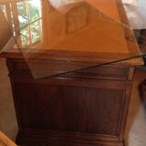 Oak desk 9 drawers end XlXème