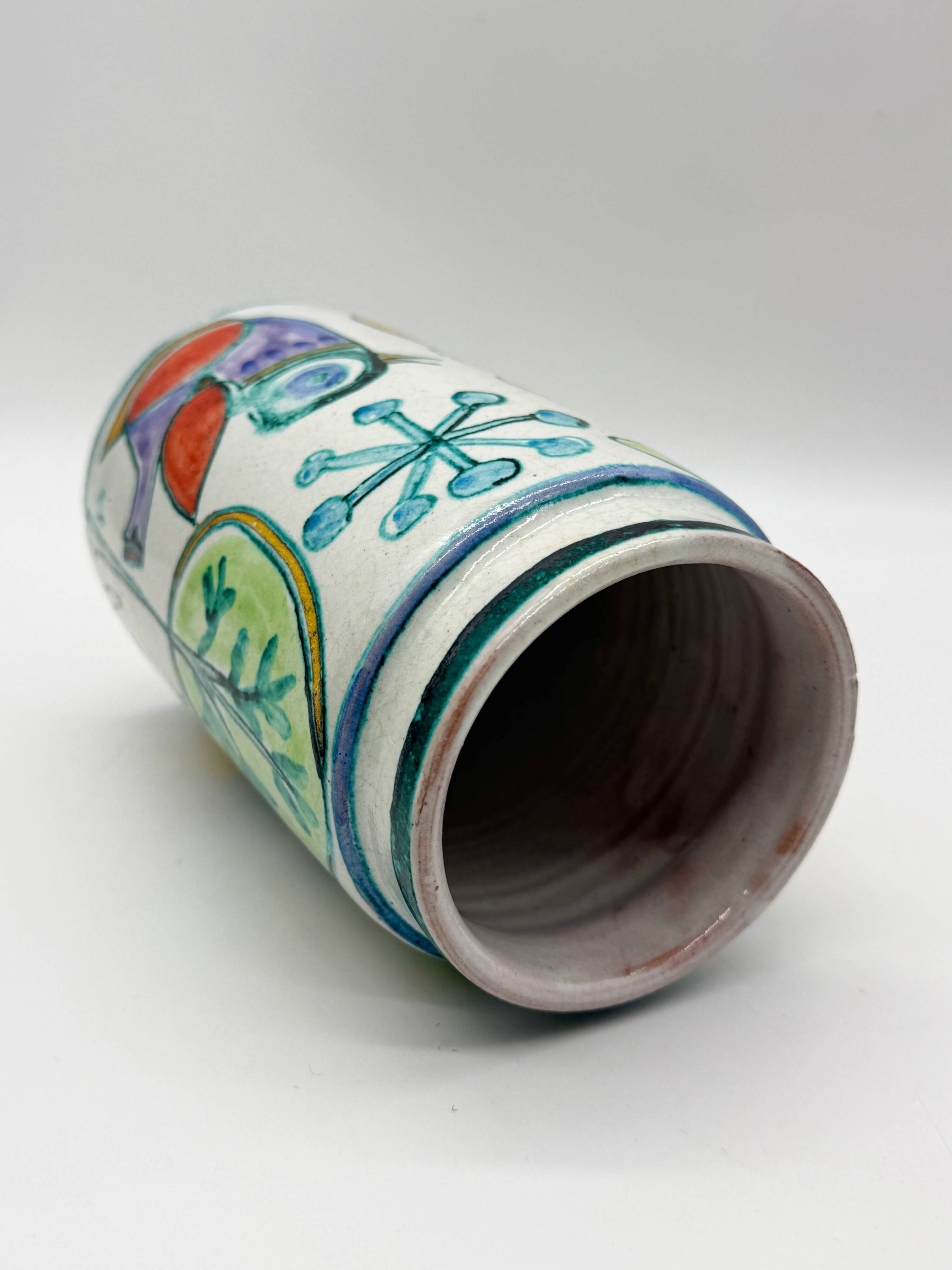 "Jardin" vase in ceramic, Ceramiche Simone, Italy 1960s
