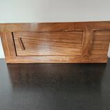 Extensible exotic wood bookend