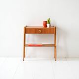 Vintage Scandinavian Nightstand with Angled Legs