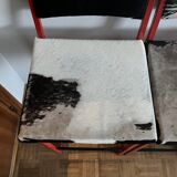 Set of 4 'Cowskin' stools (seat height 66cm)