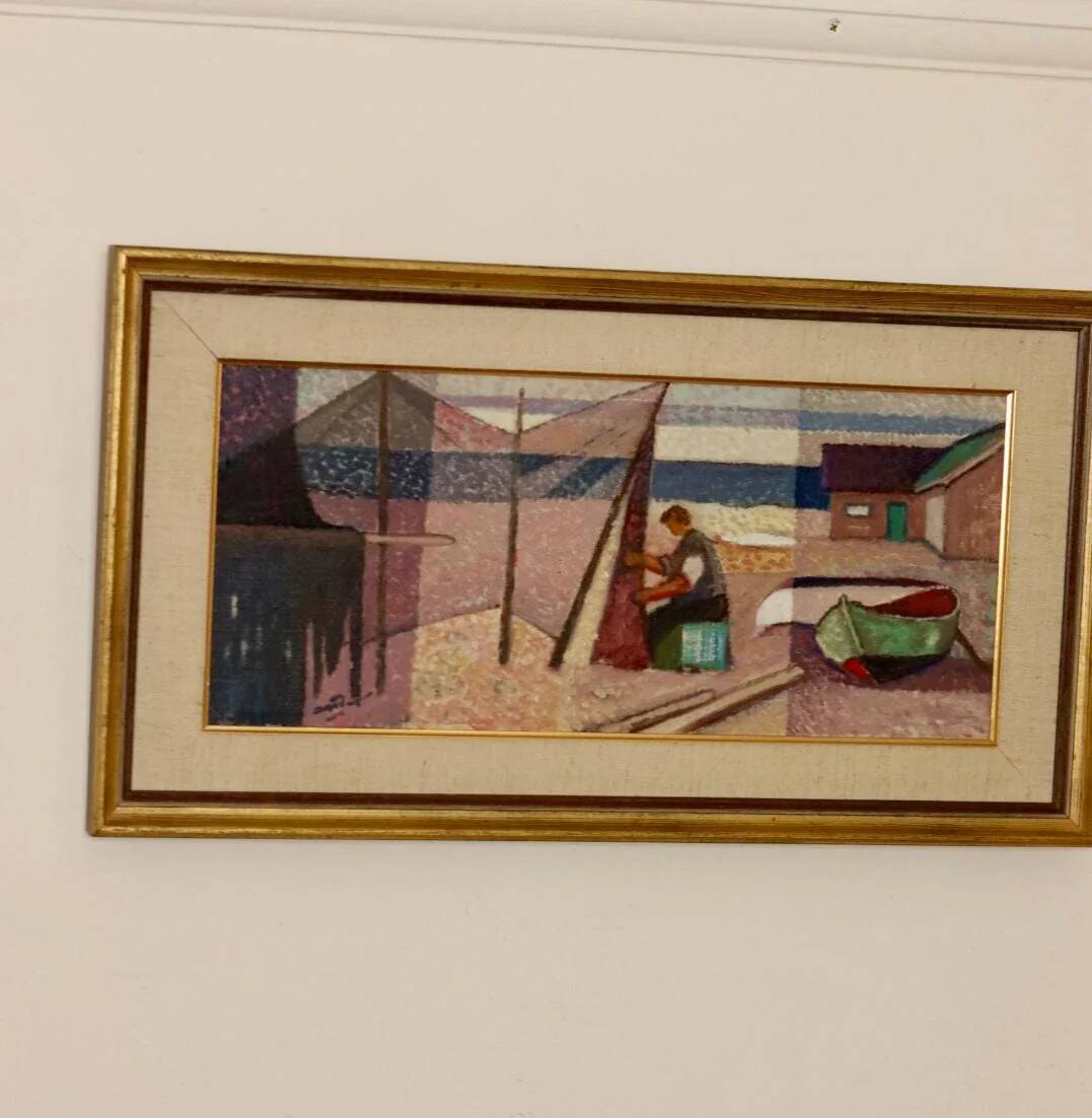 "Coastal Fishing Scene" by Göte Rex