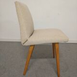 Pair of cocktail chairs in beech, Eastern Europe circa 1960.