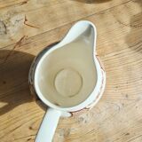 Vintage ceramic pitcher alfred meakin england fair winds new york state seal