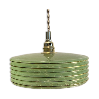 Suspension verre de clichy