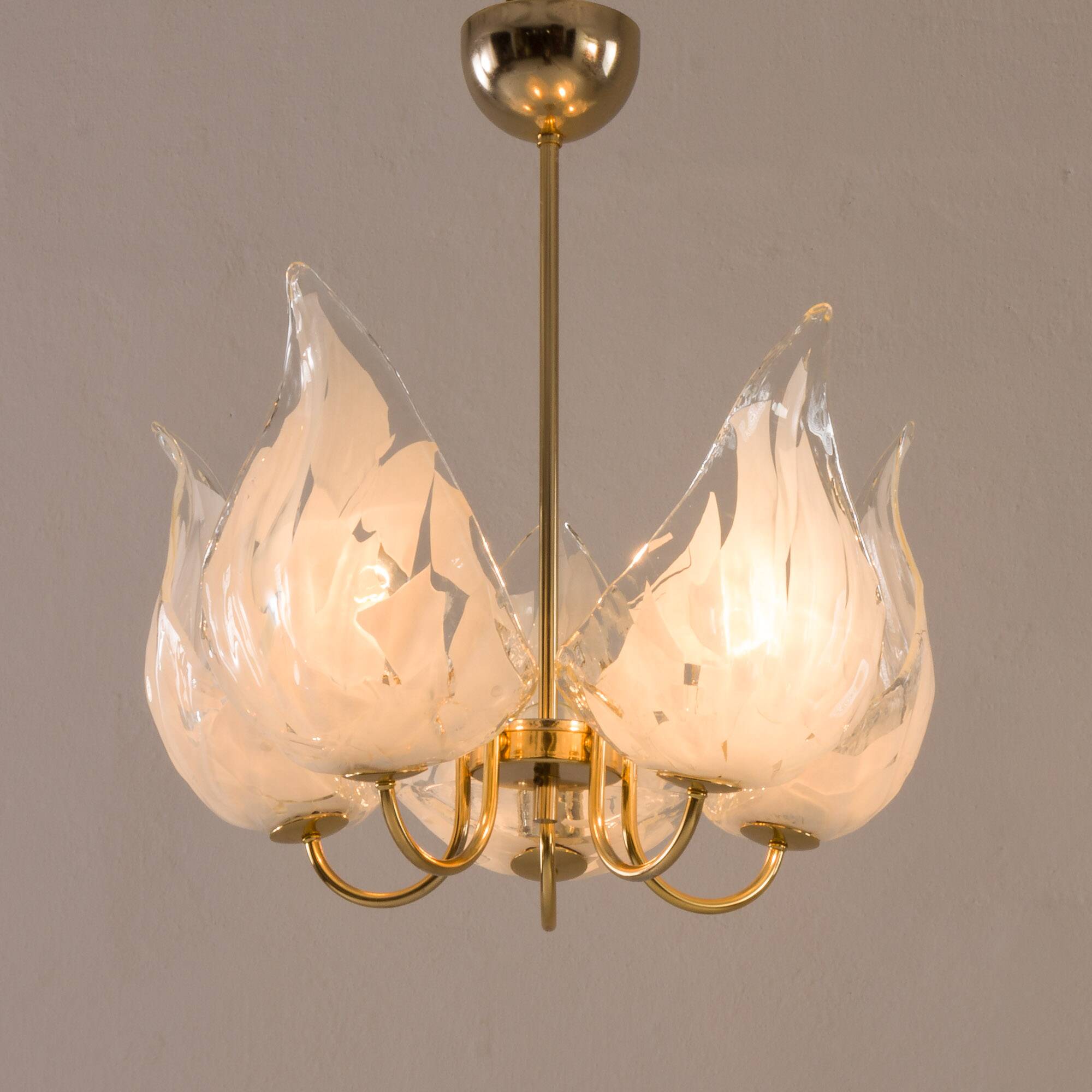 Murano glass chandelier by La Murina, Italy 1970s