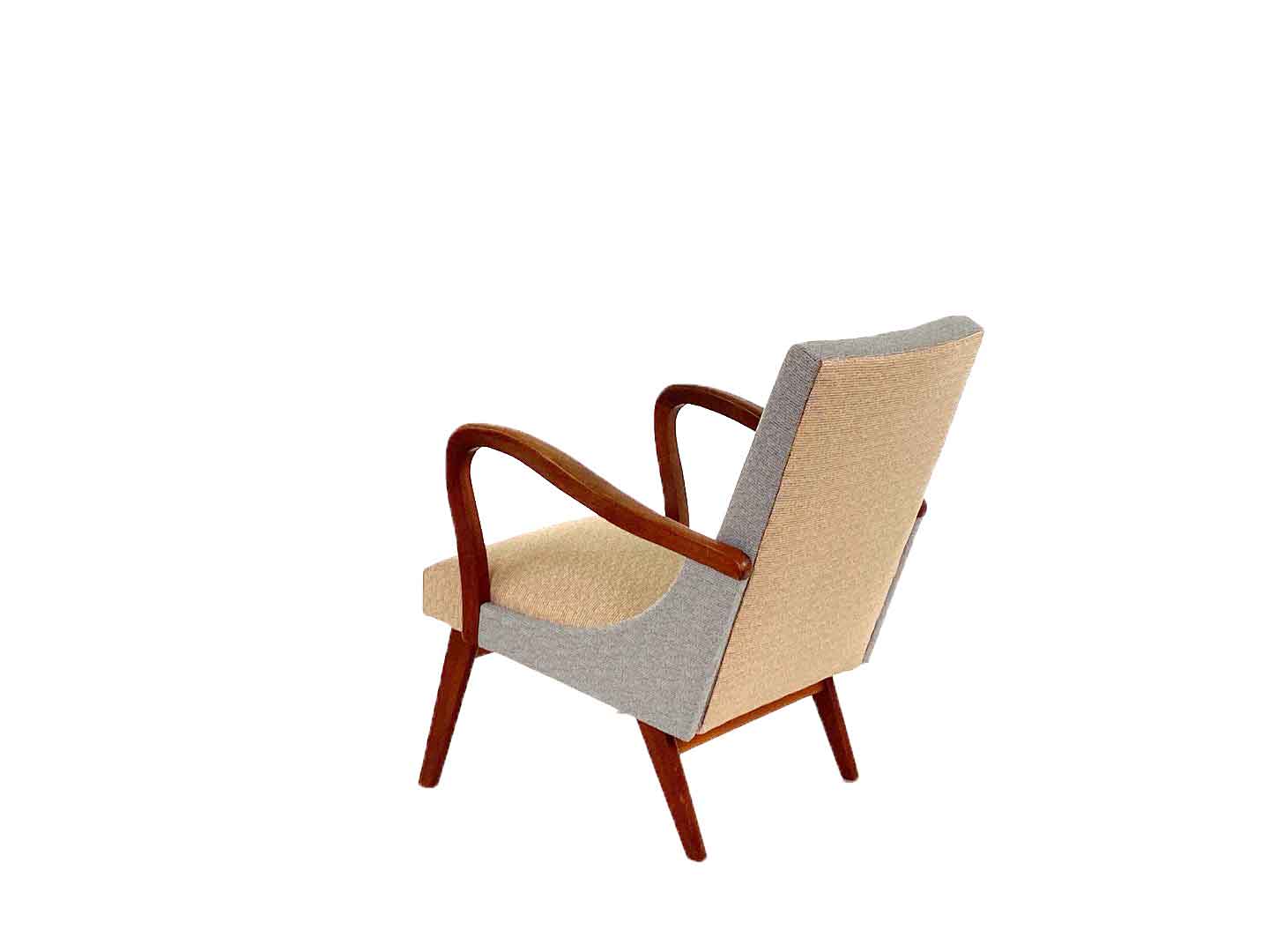 Vintage two tone armchair, 1950s