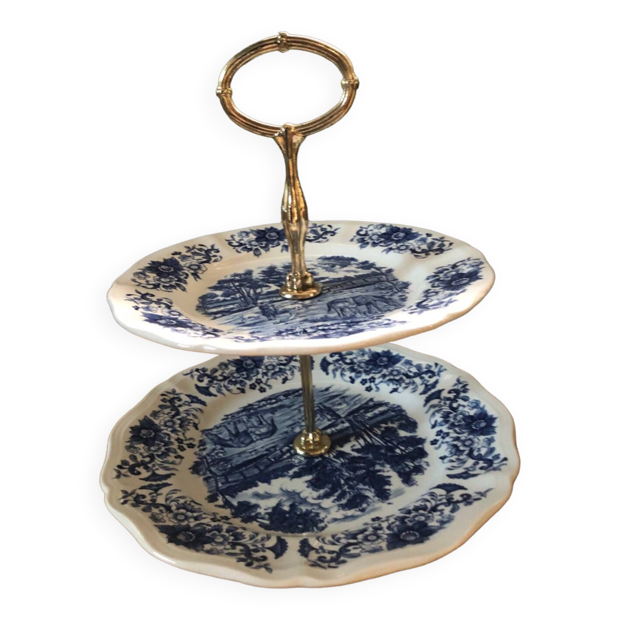 Serviteur en porcelaine Sarrguemines