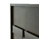 Brutalist Belgian Bar Cabinet in Dark Brown Stained Oak, 1970s