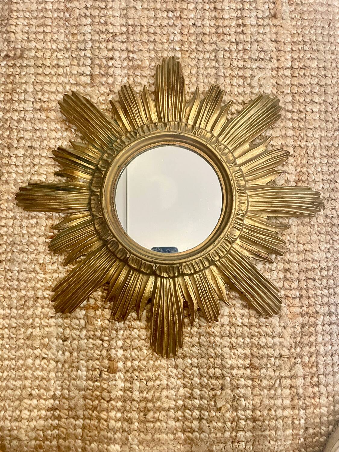 Golden sun mirror