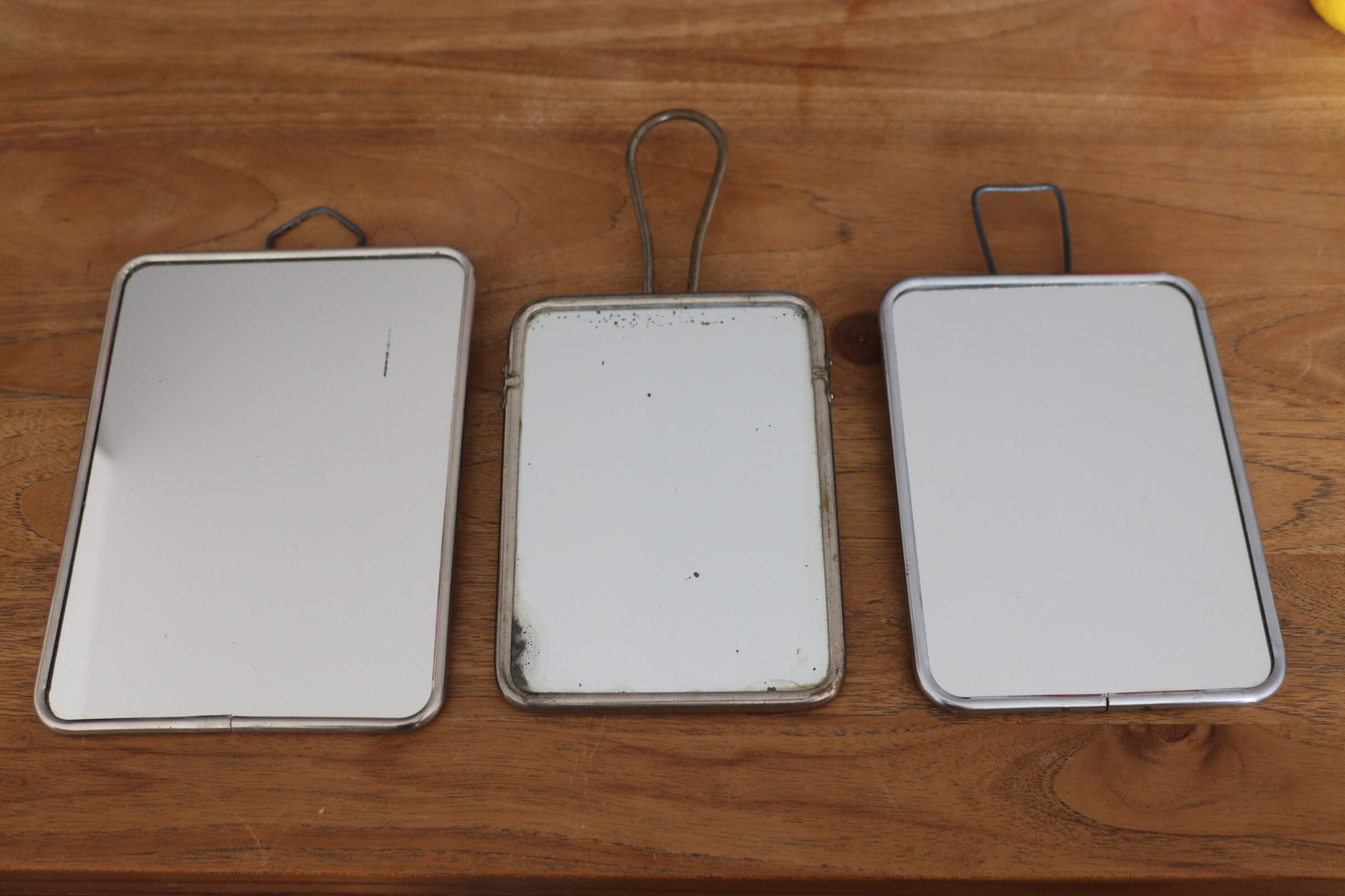 Set de 3 miroirs barbiers