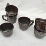 Batch of 6 coffee cups