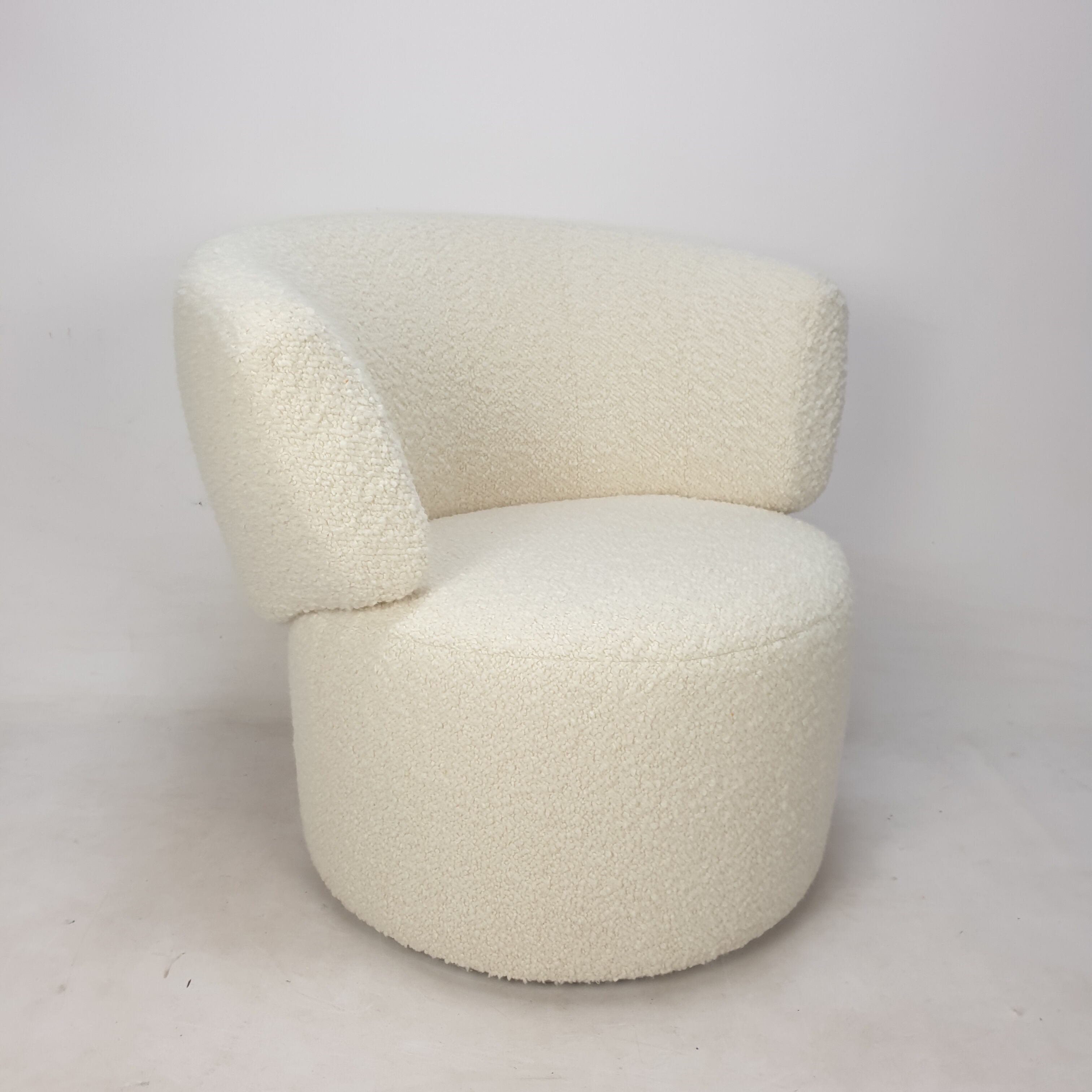 Ensemble de 2 chaises club et 1 pouf par rolf benz