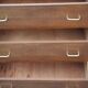 Vintage oak chest of drawers legs compass 3 drawers from the 50s