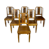 6 Art Deco period chairs
