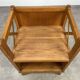 Table de chevet croisillons bois années 50