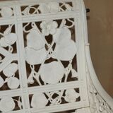 Victorian garden bench 1870 Capucine pattern Coalbrookdale