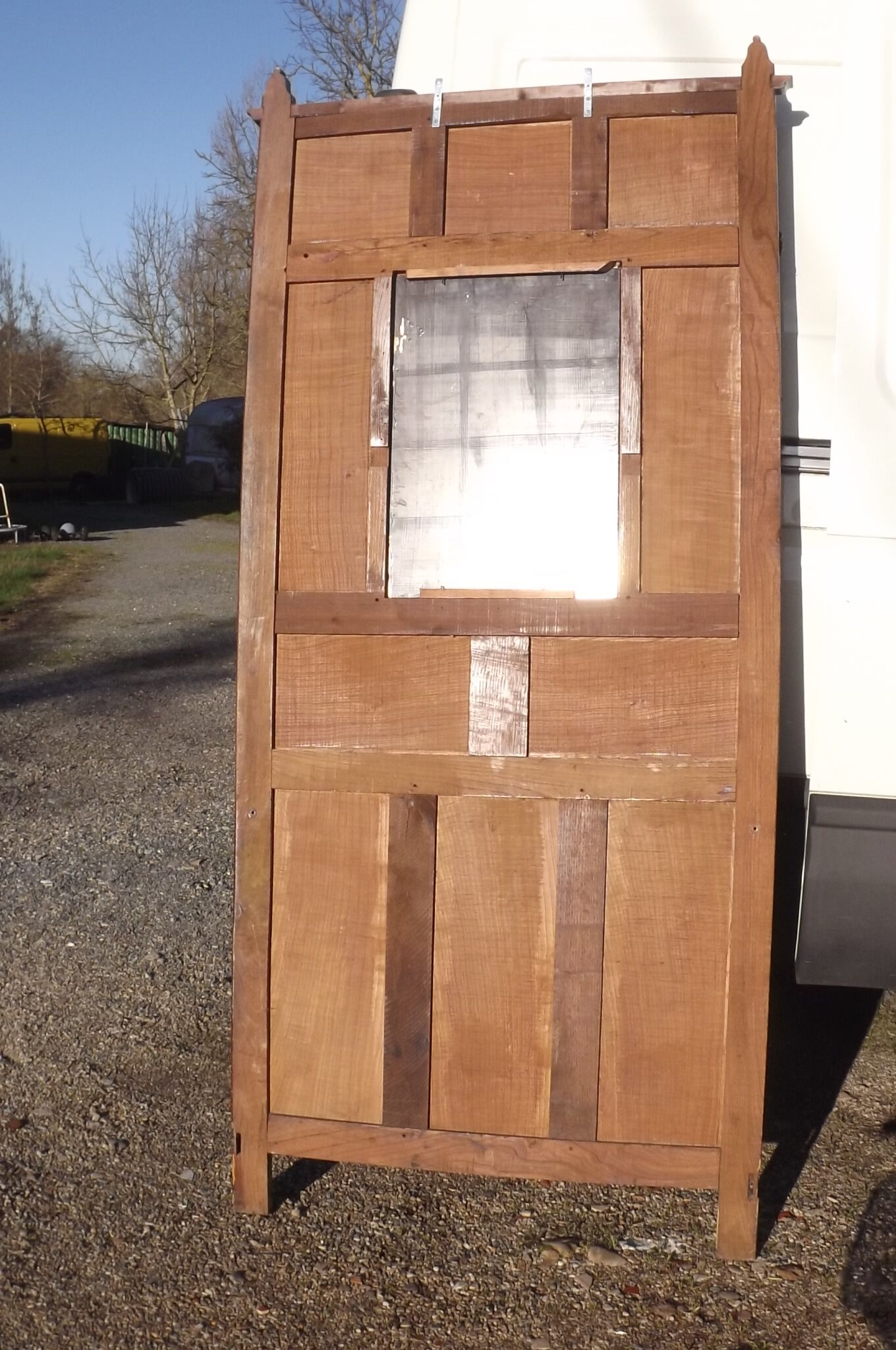 Porte Manteaux Année 30 chène et Chrome