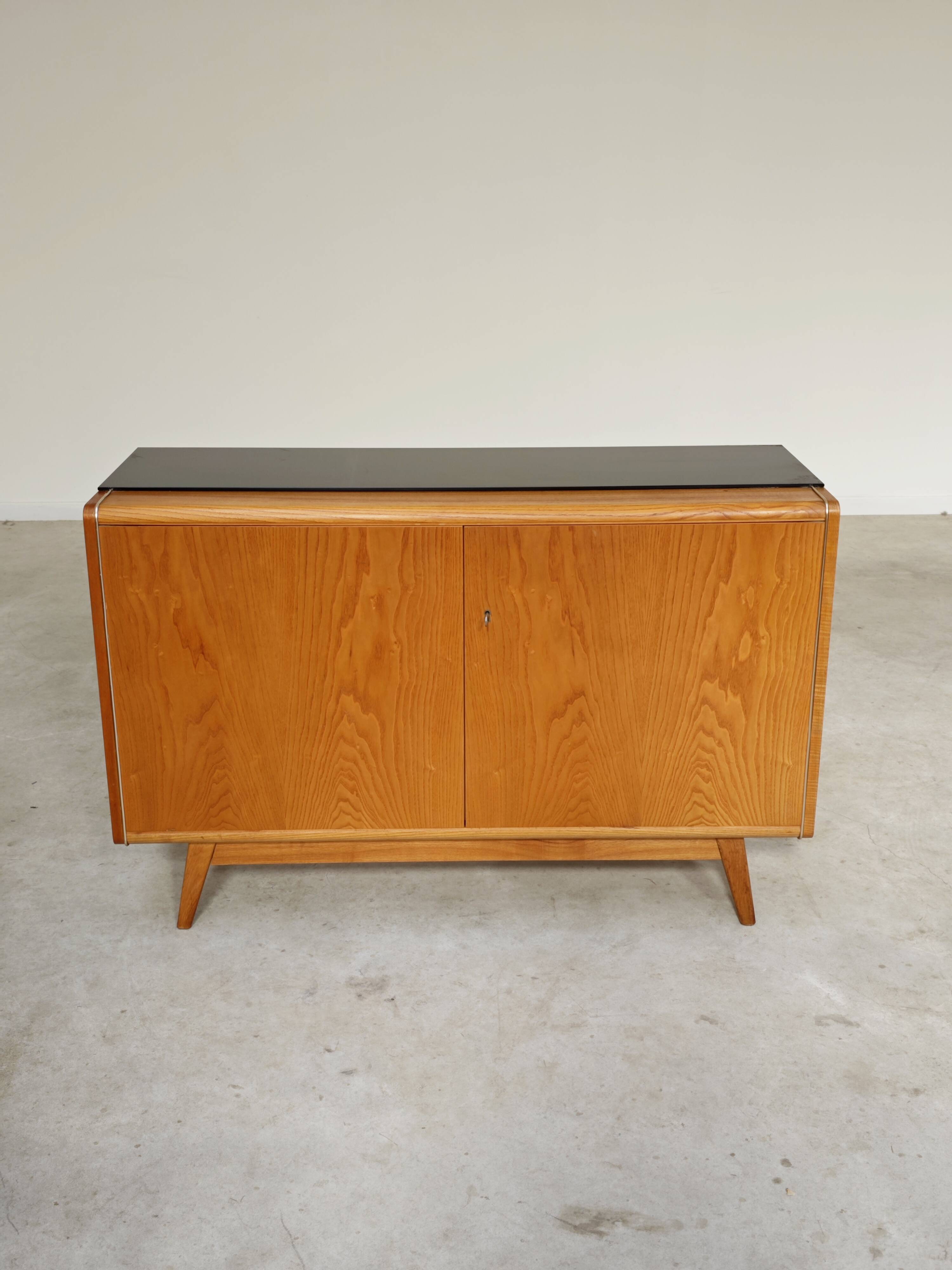 Jitona U-369 low sideboard by Bohumil Landsman and Hubert Nepozitek 1960
